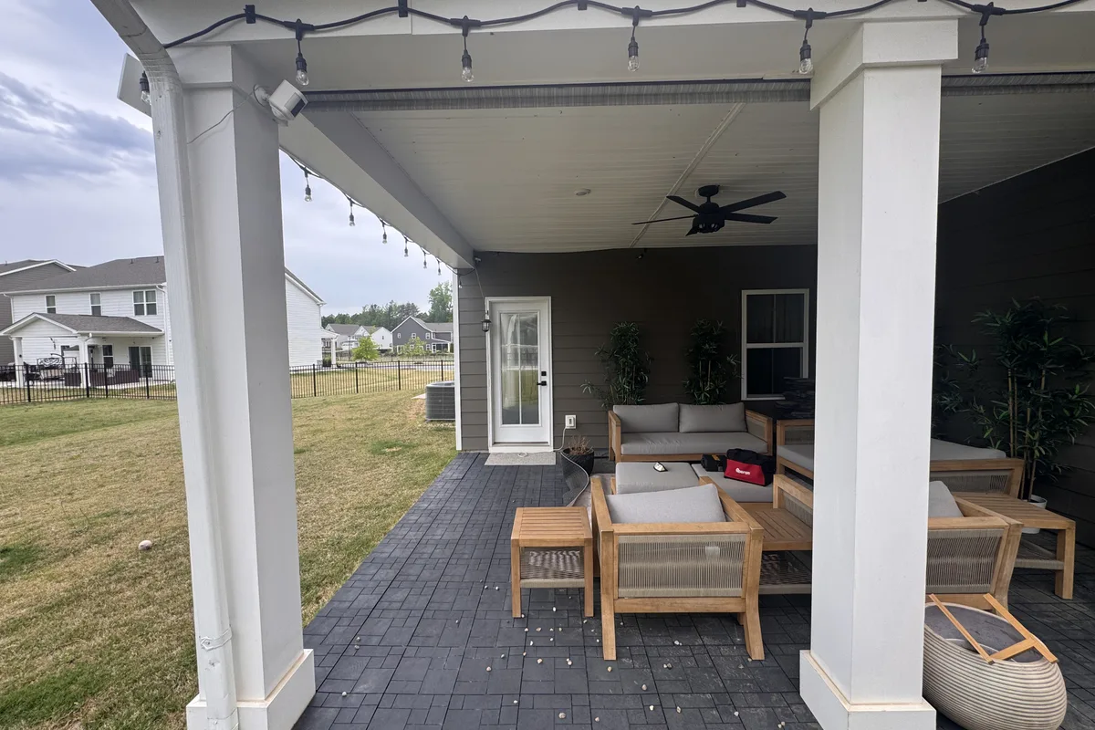 Original structure prior to enclosed porch installation Indian Trail