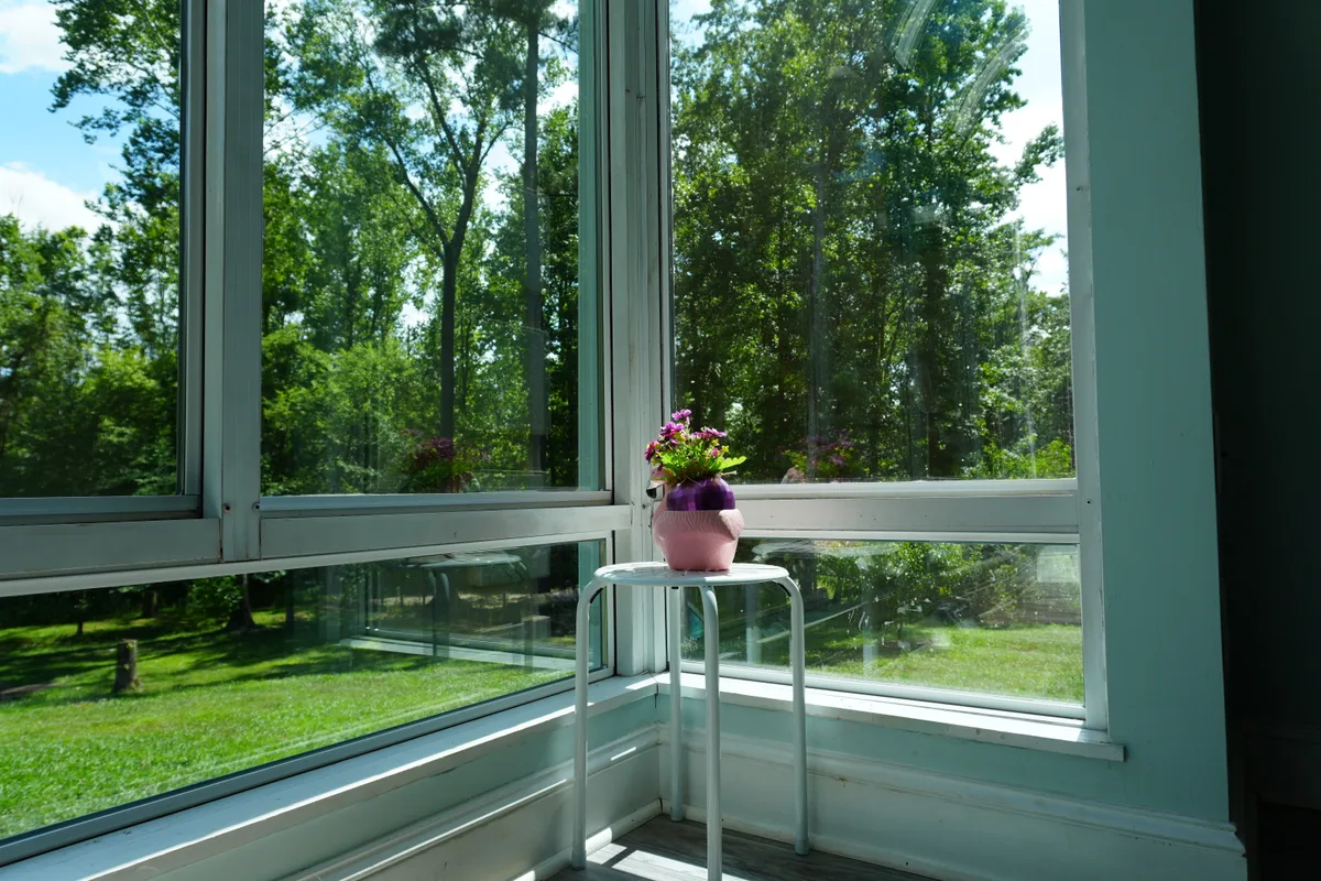Professional 4-season sunroom construction detail Concord Cabarrus County
