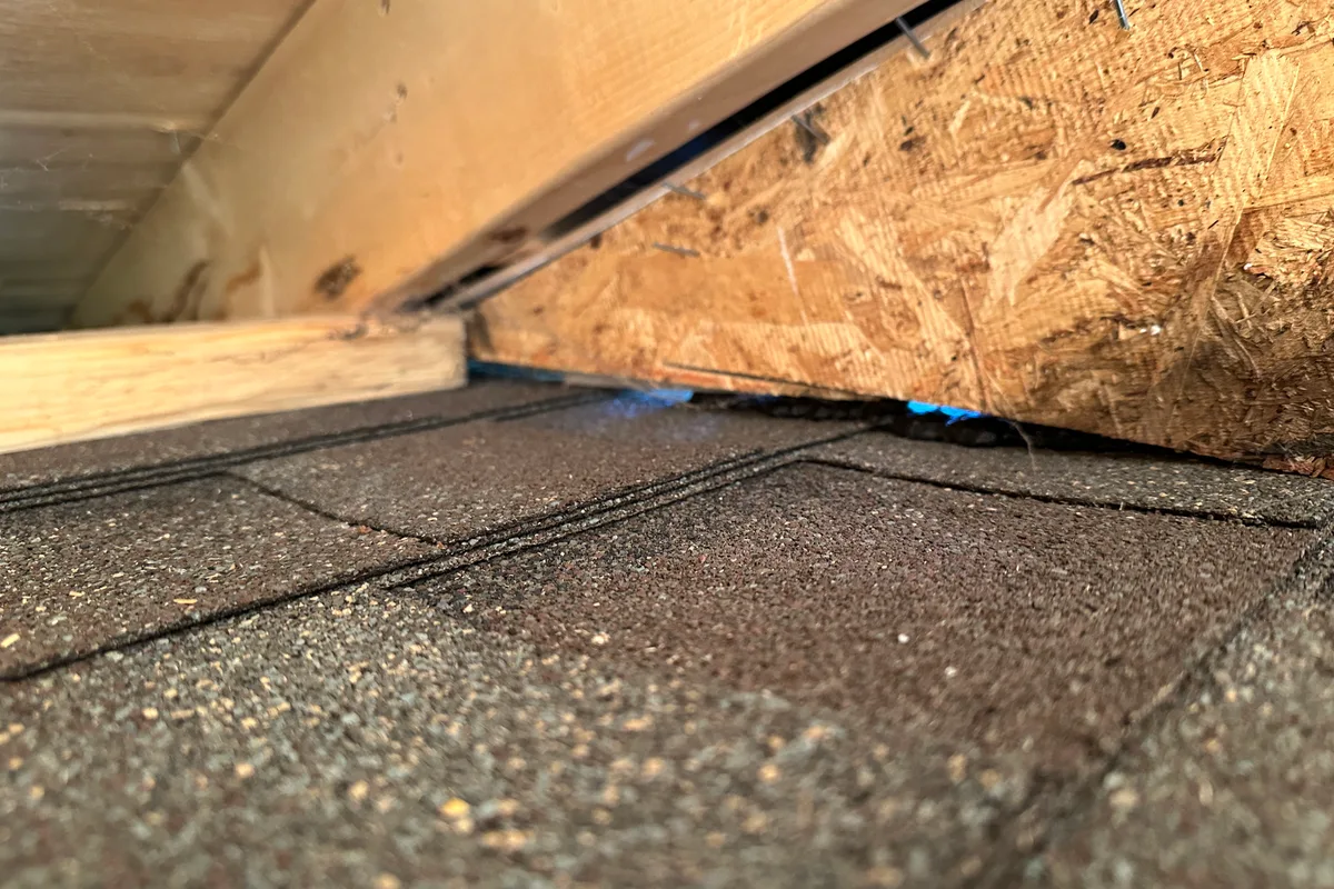 Existing structure before patio cover installation at Ancient Way Indian Land