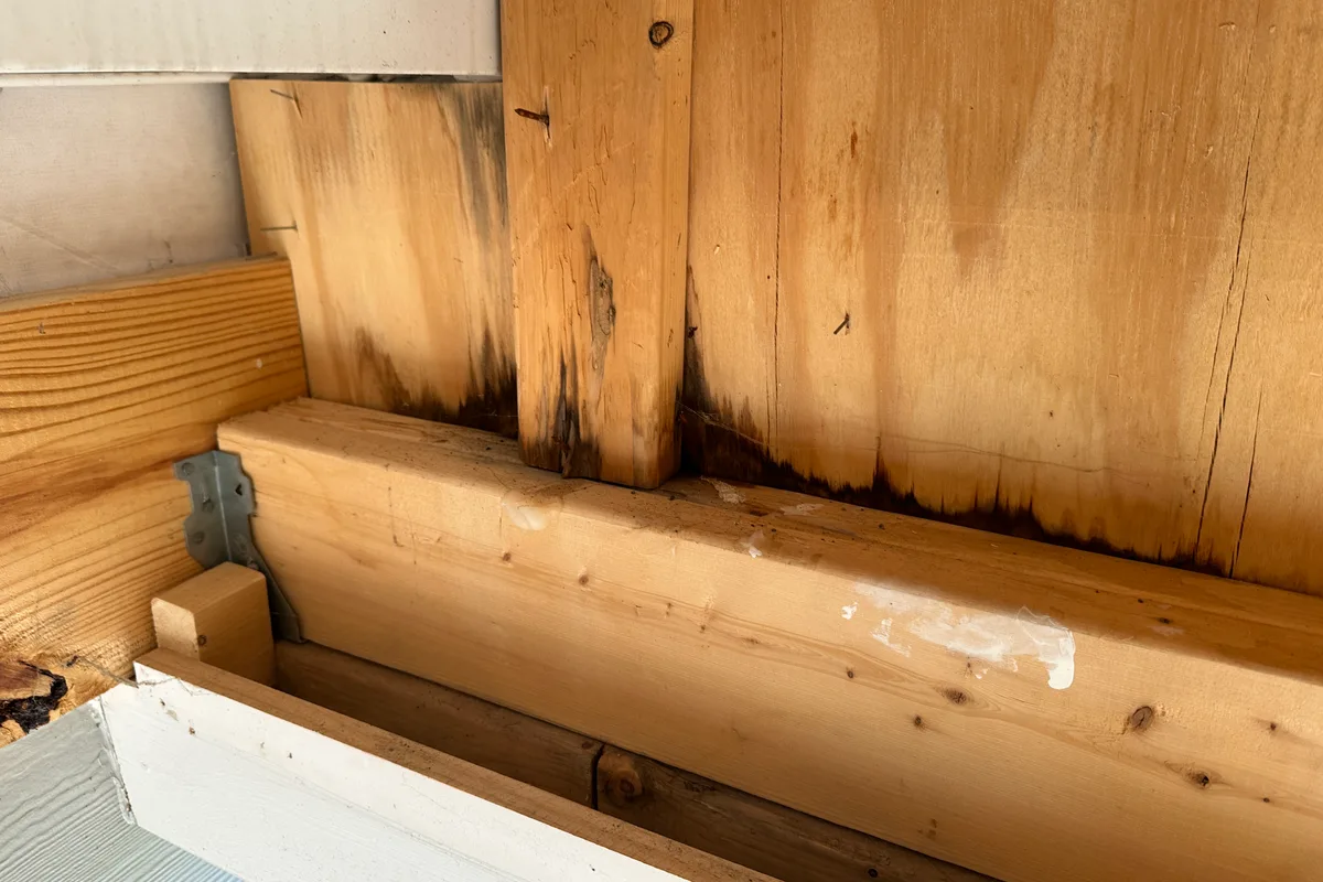 Before roofing project details showing original structure in Lancaster County SC