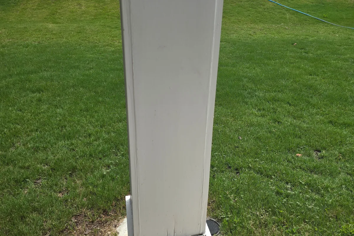 Pre-installation view of outdoor area needing roof cover in Indian Land SC